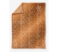 Plaid imprimé polaire personnalisable marron imprimé 100x150