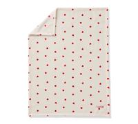 Plaid imprimé polaire personnalisable rouge imprimé 75X100