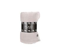 Plaid In The Mood Collection Famke Beige Polyester H1xl130xL180cm