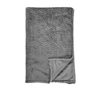 Plaid LEAVES 120x150 cm But - Gris
