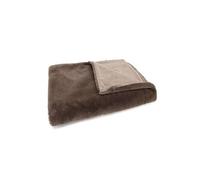 Plaid Luxe marron 130x170 - - Marron - Polyester