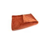 Plaid Luxe orange 130x170 - - Orange - Polyester
