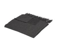 Plaid Maille Deep Soul 130x180cm Gris Foncé