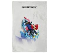 Plaid Mariokart Blanc 100X120