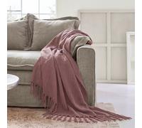 Plaid Maybeline bordeaux H/L env. 170/130 cm