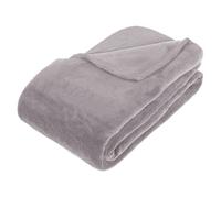 Atmosphera – Plaid Doa microfibre 180x230 cm gris