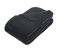 Plaid microfibre gris ardoise 180x230cm - Atmosphera Créateur d'intérieur