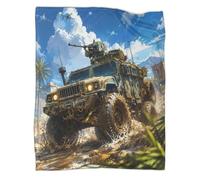 Plaid Microfibre Imprimé 3D Militaire Toucher Polaire | 40x50inchdouceur microfibre chaleur légère canapé lit déco imprimé 3D cadeau