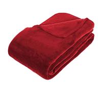 Plaid Microfibre (L230 cm) Rouge