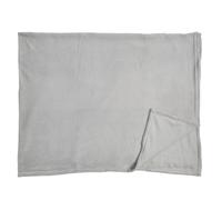 Plaid Microfibre Roméo 150x200cm Gris Clair
