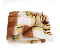 Plaid mohair