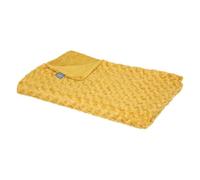Plaid Ocre en Fourrure bou 120 x 160 cm - Atmosphera