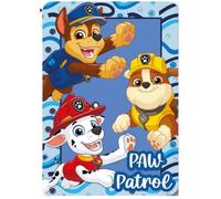 Plaid Pat Patrouille enfant - Couverture polaire douce 100x140 cm - Bleu