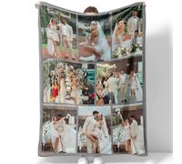 Plaid personnalisé avec photos & texte, Couverture personnalisée photo,Plaid personnalisable avec pour couple,cadeau mariage,d’anniversaire cadeaux SaintValentin, Noël idée cadeau,cadeau personnalisé