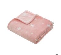 Atmosphera Plaid Reka enfant phosphorescent 125 x 150 cm Rose