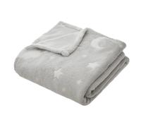 Atmosphera - Plaid Enfant Motif Phosphorescent - Gris 125x150 cm
