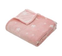 Plaid phosphorescent 125x150cm rose - Atmosphera Créateur d'intérieur