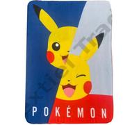 Plaid - POKEMON - Pikachu - 100 x 140 cm - 100% polyester - Sous licence officielle