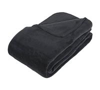 Plaid Polaire (180 cm) Tendresse Anthracite