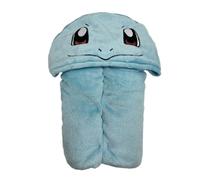 Plaid polaire a capuche 3D - POKEMON - Carapuce - 120 x 150 cm - Doux et coloré
