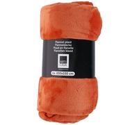 Plaid Polaire Arti Casa 150 x 200 cm - Orange