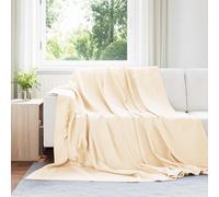 vidaXL Plaid polaire – Couverture douce en polaire, légère, déco maison de lit