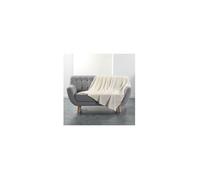 Plaid polaire - DOUCEUR D'INTERIEUR - Flanou - 180 x 220 cm - Blanc - Douceur et chaleur
