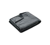 Plaid polaire doudou anthracite 130 × 160 cm