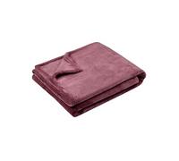 Plaid polaire doudou marsala 130 × 160 cm