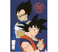 Couverture Polaire Dragon Ball Super Son Goku et Vegeta 140 x 100 cm