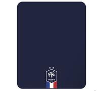 Plaid polaire enfant imprimé - FFF HEXAGONE - Equipe de France - Bleu - 110x140cm