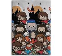 Plaid Polaire - Harry Potter - 100 x 140 cm - Multicolore - Lavable à 40°