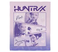 Plaid Polaire Imprimé, Kpop Demon Hunters Golden Violet 125X150