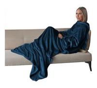 Vivezen - Couverture polaire plaid intégral avec manches et poche - Taille adulte - Plusieurs coloris