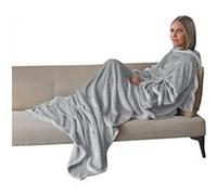Vivezen - Couverture polaire plaid intégral avec manches et poche - Taille adulte - Plusieurs coloris