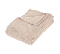 Atmosphera – Plaid – Microfibre polaire – 125 x 150 cm – Beige Lin