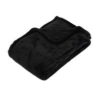 Plaid Polaire Microfibre 125x150cm Noir