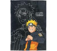 Plaid polaire - Naruto - 110x150 cm - Noir - Lavable en machine