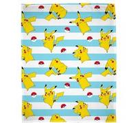 Couverture polaire - Pokémon - Pikachu - Douceur exceptionnelle - Lavable en machine - 100x150 cm
