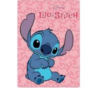 Plaid Polaire Stitch Disney En Rose
