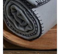 Plaid Polaire Uni 125x150cm Gris