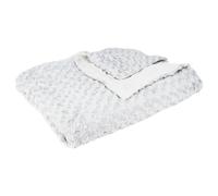 Atmosphera - Plaid Bouclette Fausse Fourrure - Gris Clair 180x230 cm