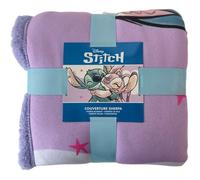 Plaid Sherpa - DISNEY STITCH - Stitch & Angel Câlin - 100 x 150 cm