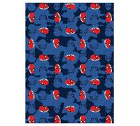 Aymax – Plaid – Spiderman – 110 x 150 cm – Multicolore – Lavable en machine