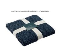 Vivaraise - Plaid Tana - 140x200 cm - Couverture d'appoint Chaude, jeté de canapé Doux - 100% Coton Stonewashed - Tissage nid d'abeille