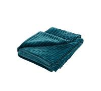 Plaid Sultan émeraude 130x170 cm - - Bleu - Polyester