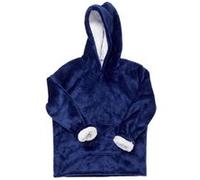 Plaid Sweat Enfant "Capuche" 6-9ans Bleu Bleu G