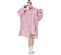Plaid-sweat oversize - Pull-plaid - Confortable à la maison - Super doux - Taille adulte - Gris