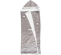 Plaid Sweat Poncho Sherpa 130x170cm Gris