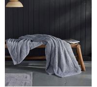 Plaid teddy BIEN AU CHAUD - TODAY - Gris 180x220cm